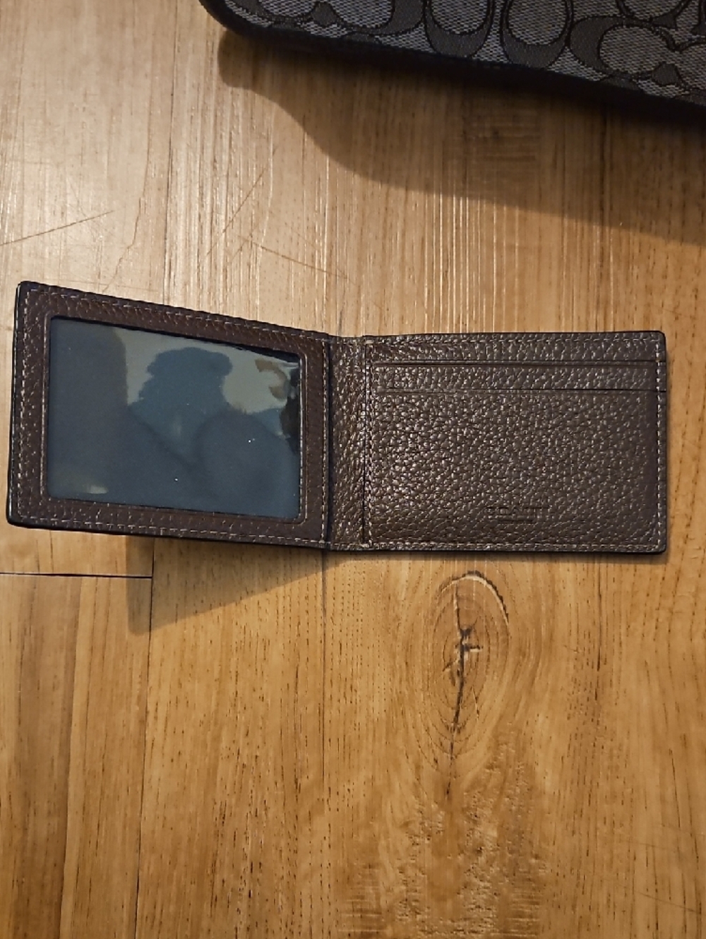 Coach Brown Signature Messenger Crossbody Bag With Matching Card Wallet! - Picture 8 of 9